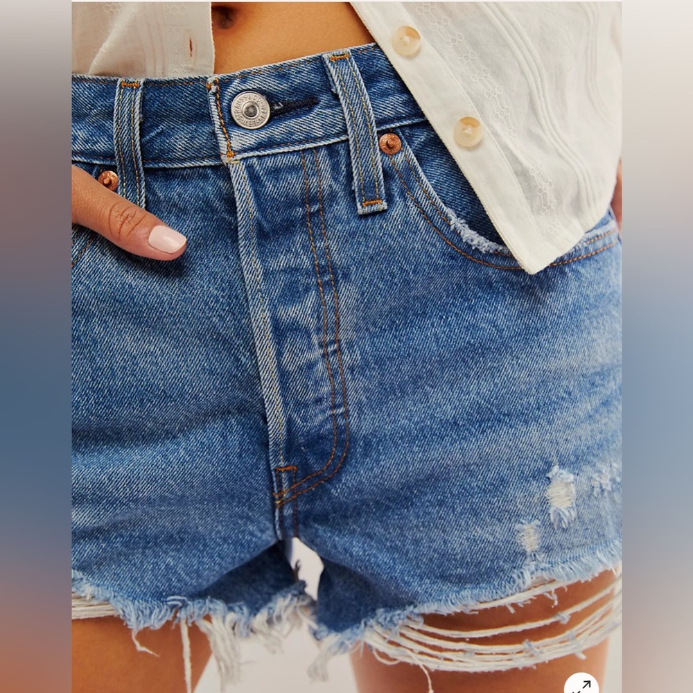 Levi’s 501 High-Rise Denim Shorts